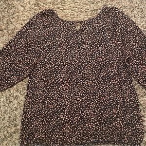 Loft Cheetah Blouse